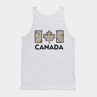 Canadian Coin Flag Tank Top